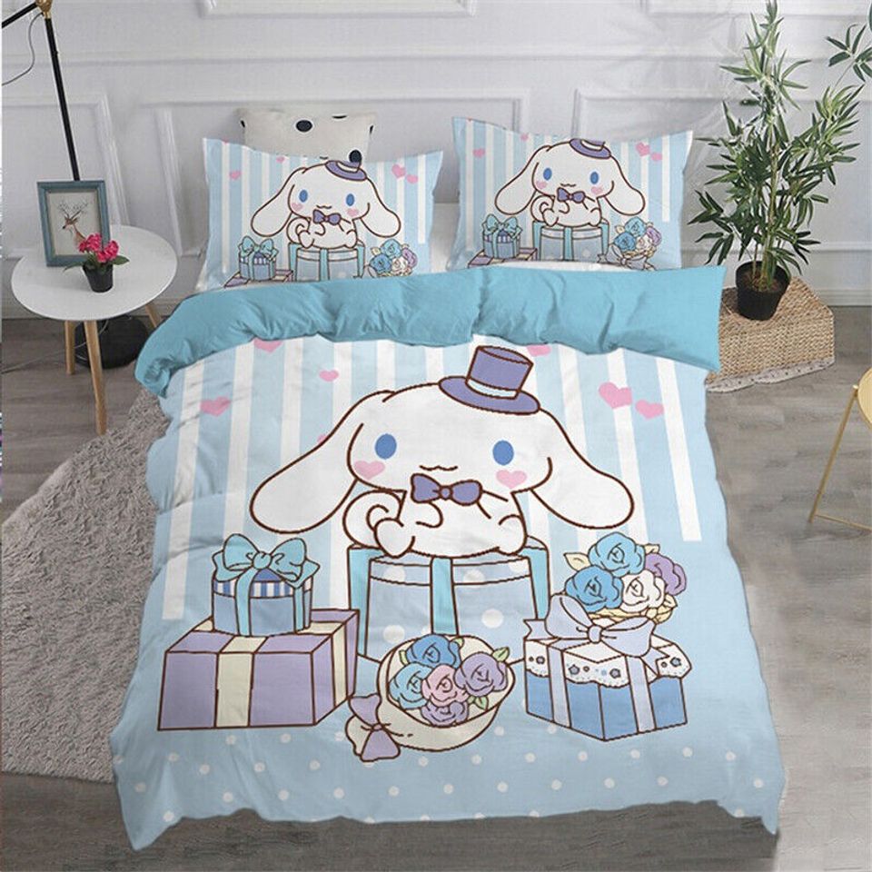 Cinnamoroll Bedding Set, Home Decor, Child Gift for Soft Comfortable Bedding Bedroom