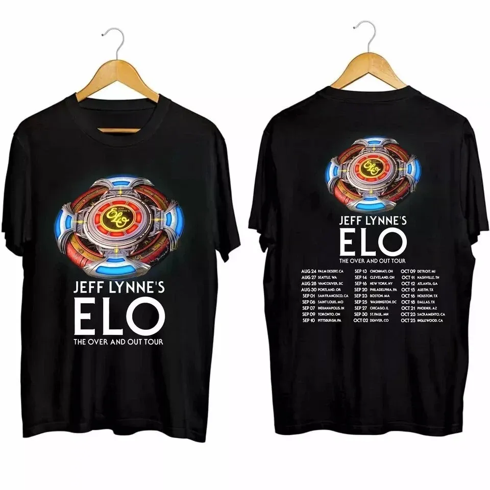 Jeff Lynne's ELO The Over and Out Tour 2024 Unisex T-shirt For Men Women