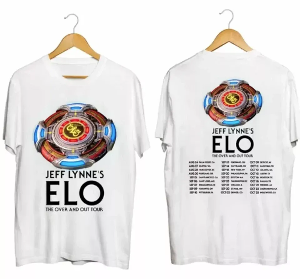Jeff Lynne's ELO The Over and Out Tour 2024 Unisex T-shirt For Men Women