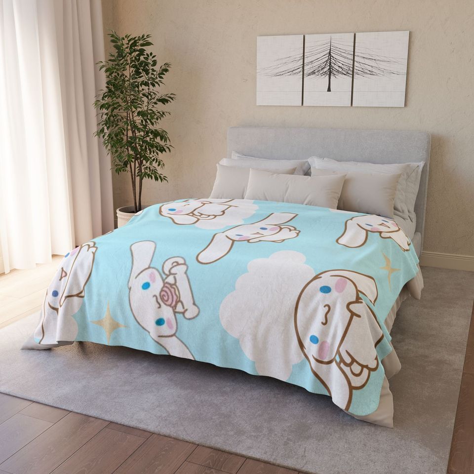 CINNAMONROLL Sherpa Blanket