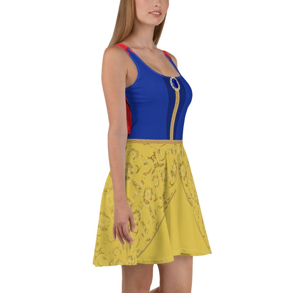 Snow White Inspired Skater Dress