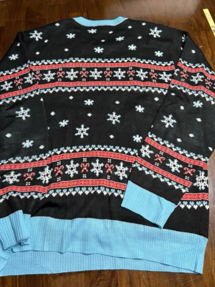 Sponge Bob Mens Ugly Christmas Sweater Size Large New