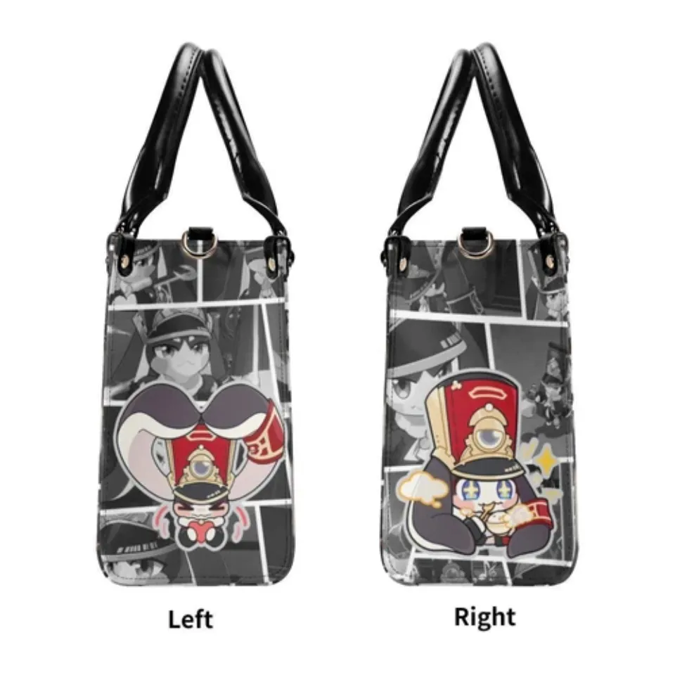 Personalized Pom Pom Honkai: Star Rail Leather Handbag. Gift for Friends.