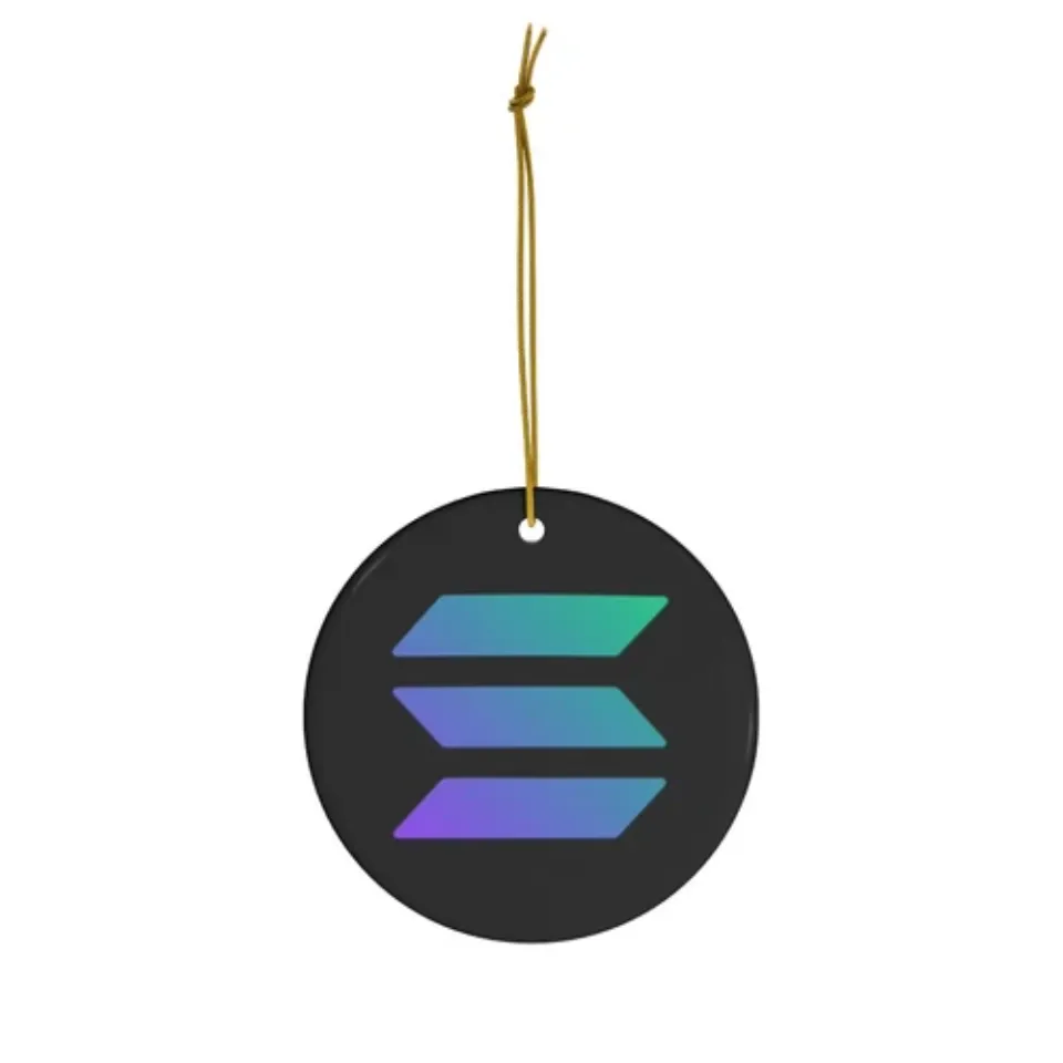 Solona Ceramic Ornament, Christmas ornament