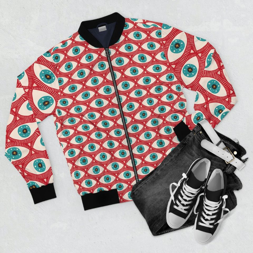 All seeing All Knowing Unisex Bomber Jacket
