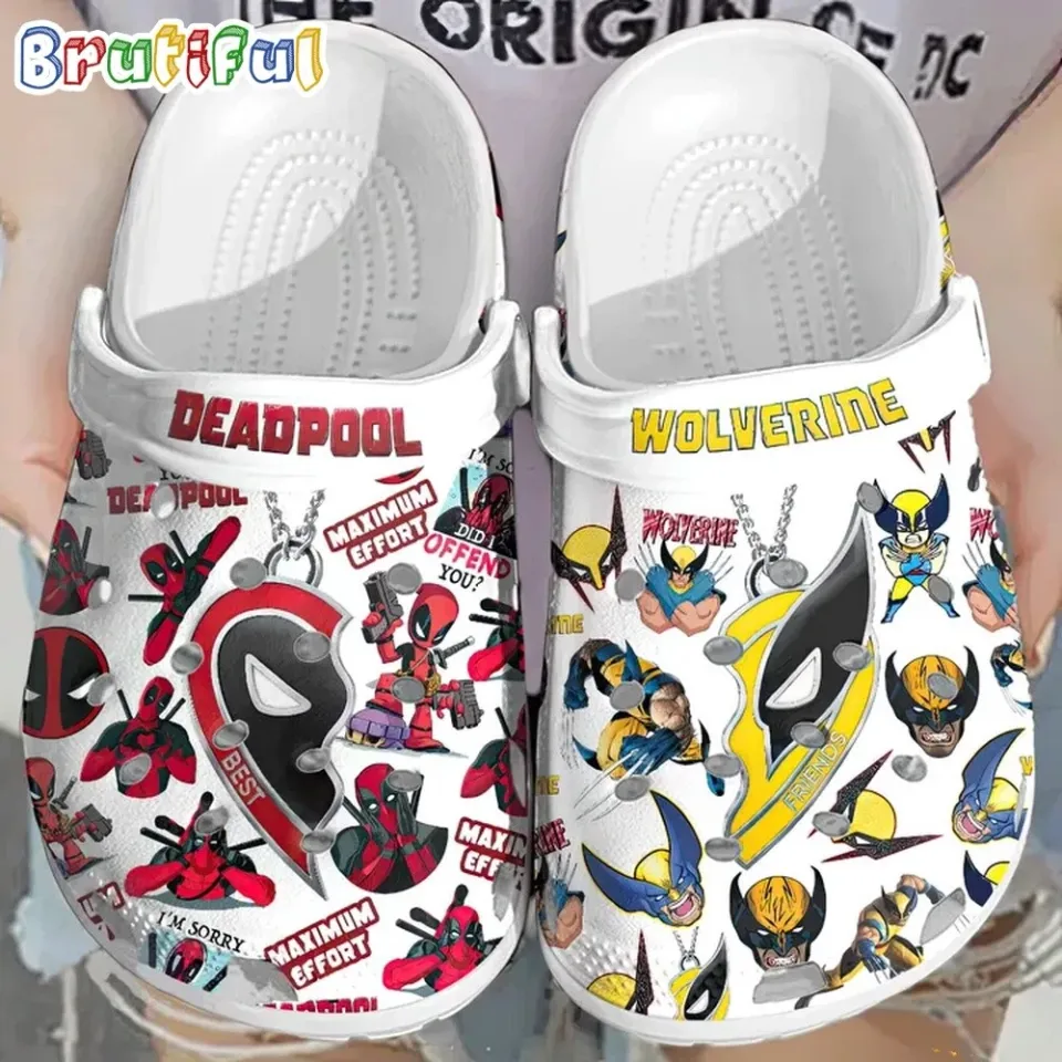 Deadpool And Wolverine Clogs Shoes
