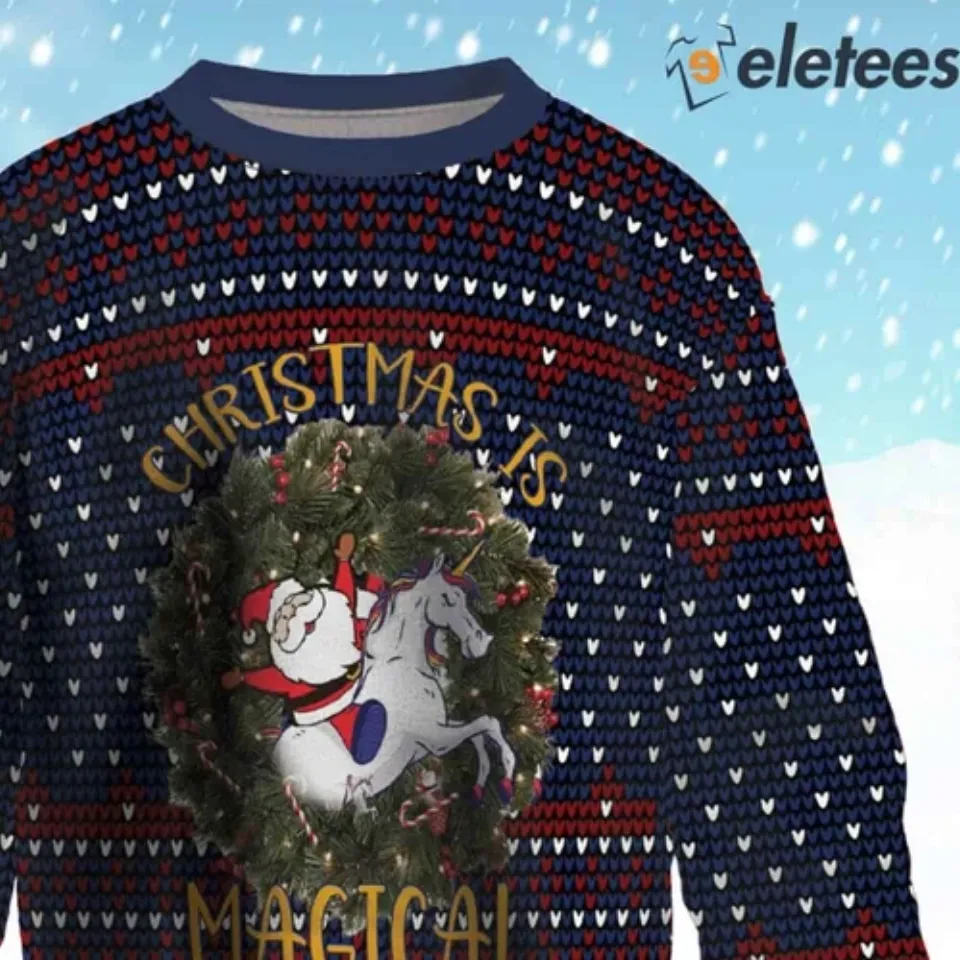 Christmas is Magical Ugly Christmas Sweater T9LQ3BGL