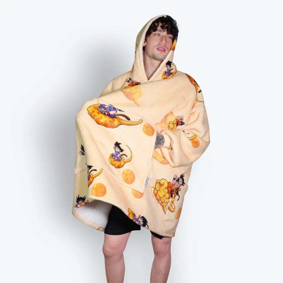 Dragon Ballz goku  Oversized Blanket Hoodie