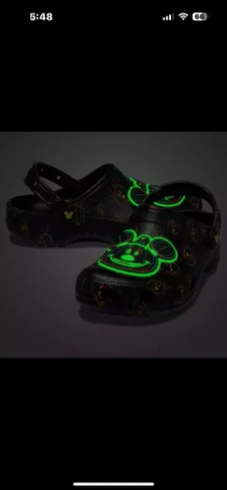 Disney Mickey Mouse Glow-in-the-Dark Halloween Clogs