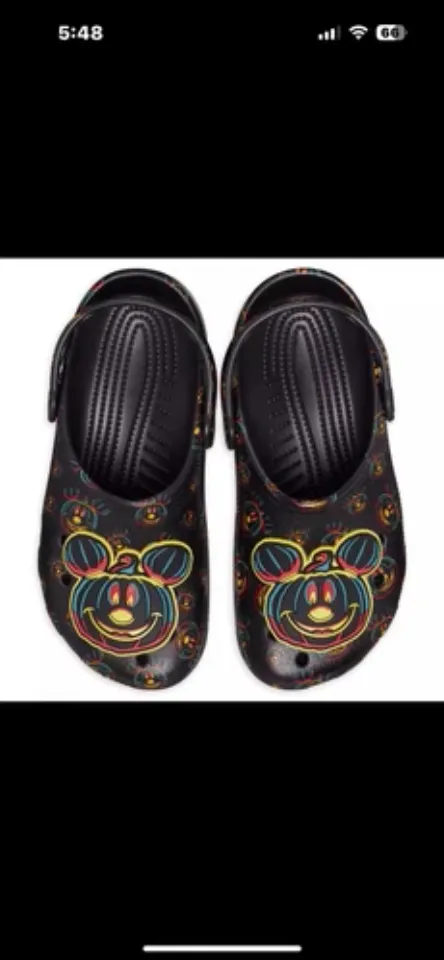 Disney Mickey Mouse Glow-in-the-Dark Halloween Clogs