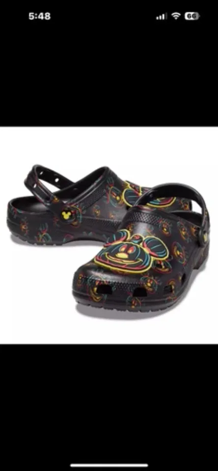 Disney Mickey Mouse Glow-in-the-Dark Halloween Clogs