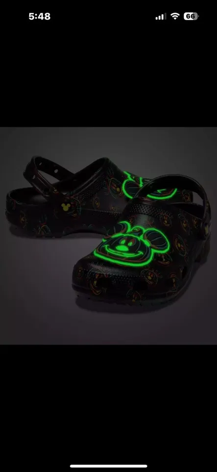 Disney Mickey Mouse Glow-in-the-Dark Halloween Clogs