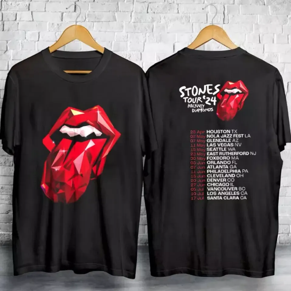The Rolling Stones Tour 2024 Hackney Diamonds Unisex T-Shirt