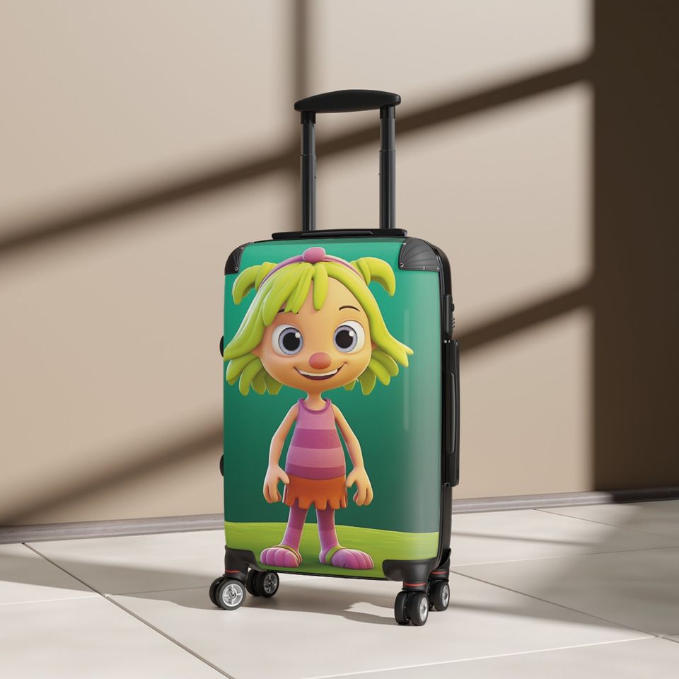 3D Animated Girl Suitcase: Whimsical Adventures Await