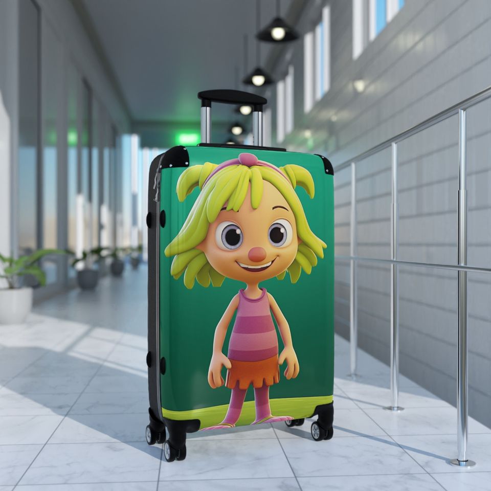 3D Animated Girl Suitcase: Whimsical Adventures Await