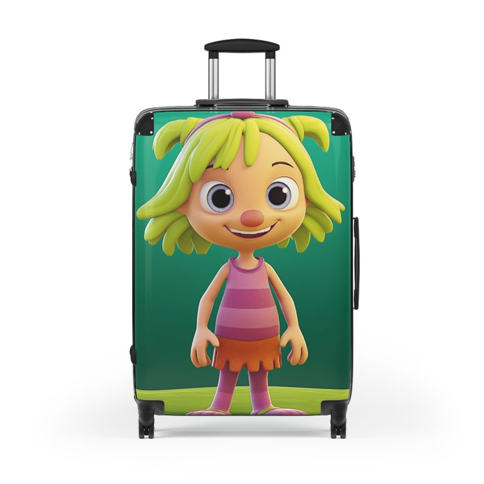 3D Animated Girl Suitcase: Whimsical Adventures Await