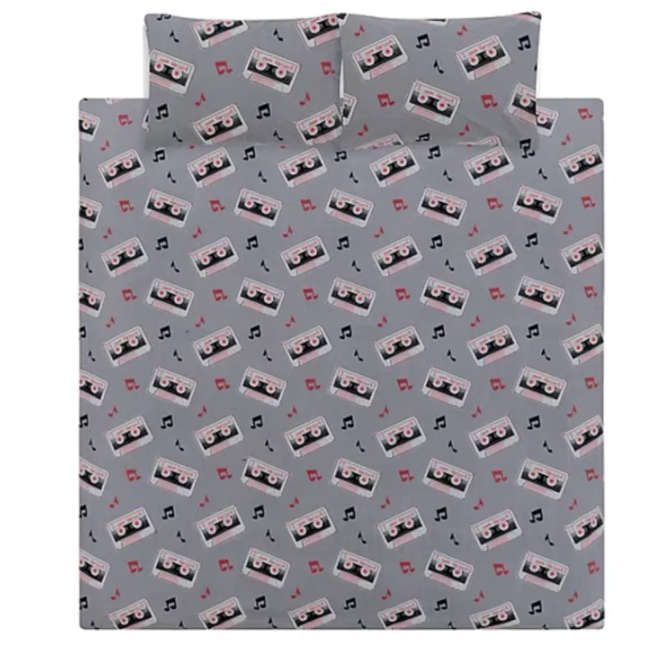 Guardians of The Galaxy King Duvet Reversible Set Bedding Groot Marvel Music New