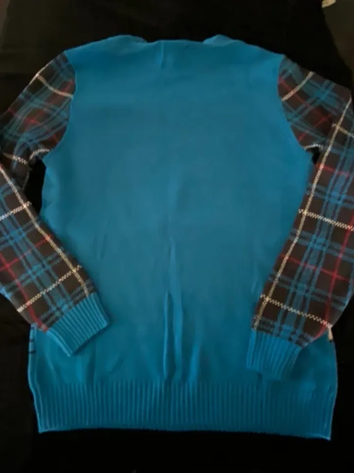 UGLY CHRISTMAS SWEATER MEN'S/YOUNG MENS XL MERRY FISHMAS NWT