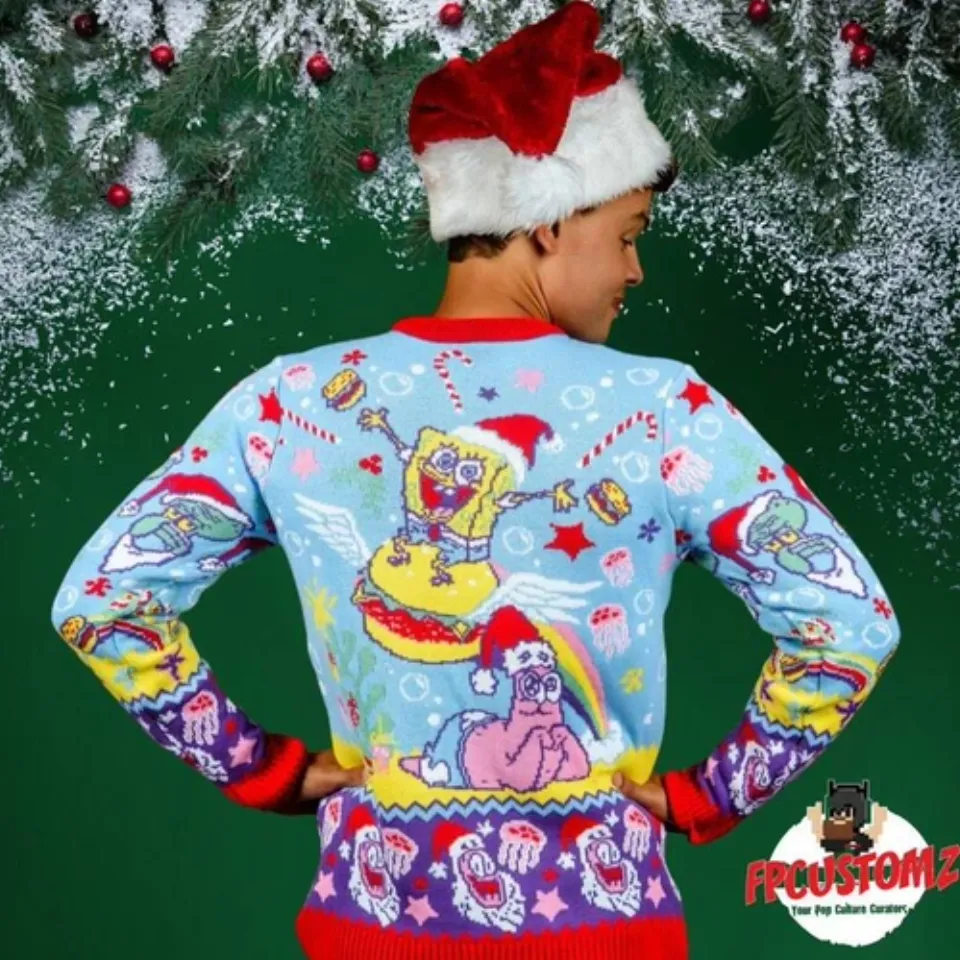Spongebob Squarepants Christmas Jumper Christmas Ugly Sweater