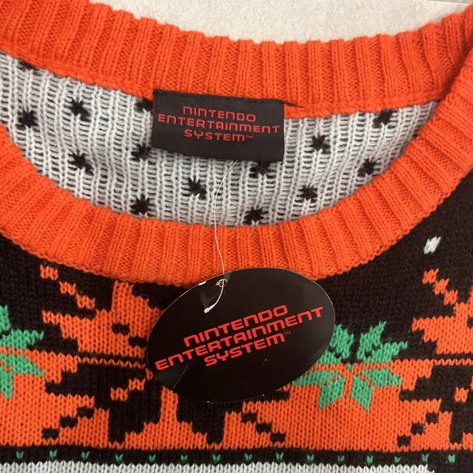 Nintendo NES Controller Adult Small Ugly Christmas Sweater Keep It Classic NWTs!