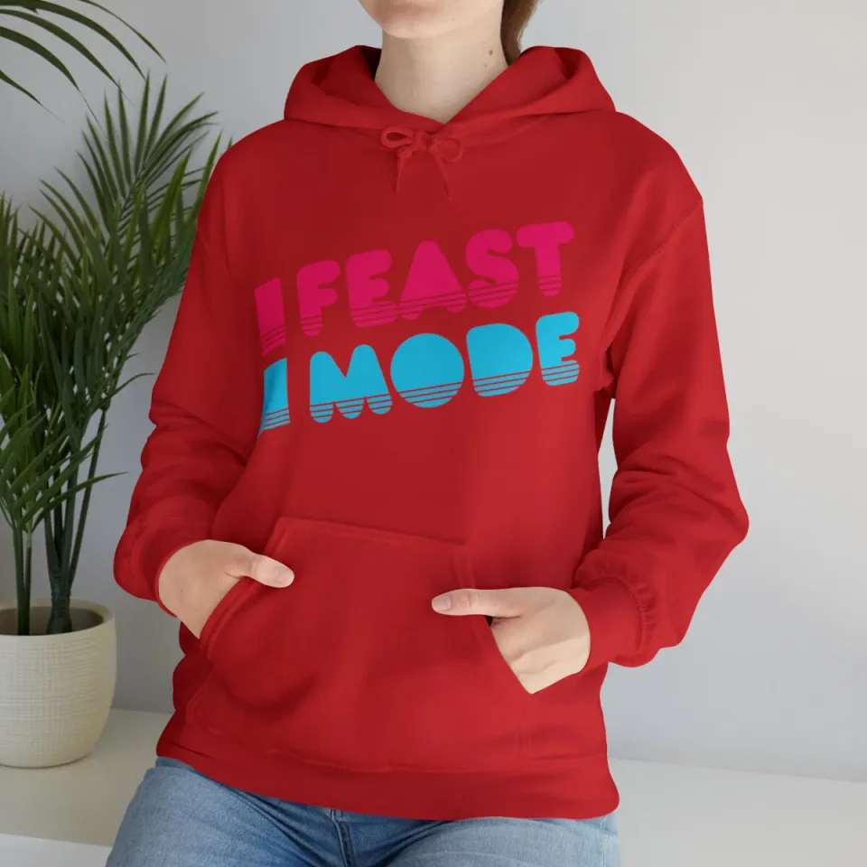 Retro Feast Mode Thanksgiving Graphic Hoodie