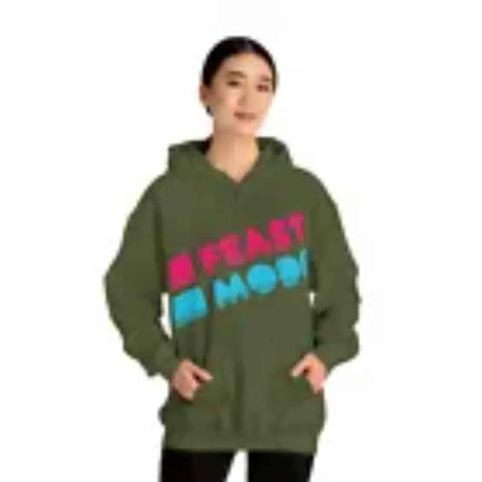 Retro Feast Mode Thanksgiving Graphic Hoodie