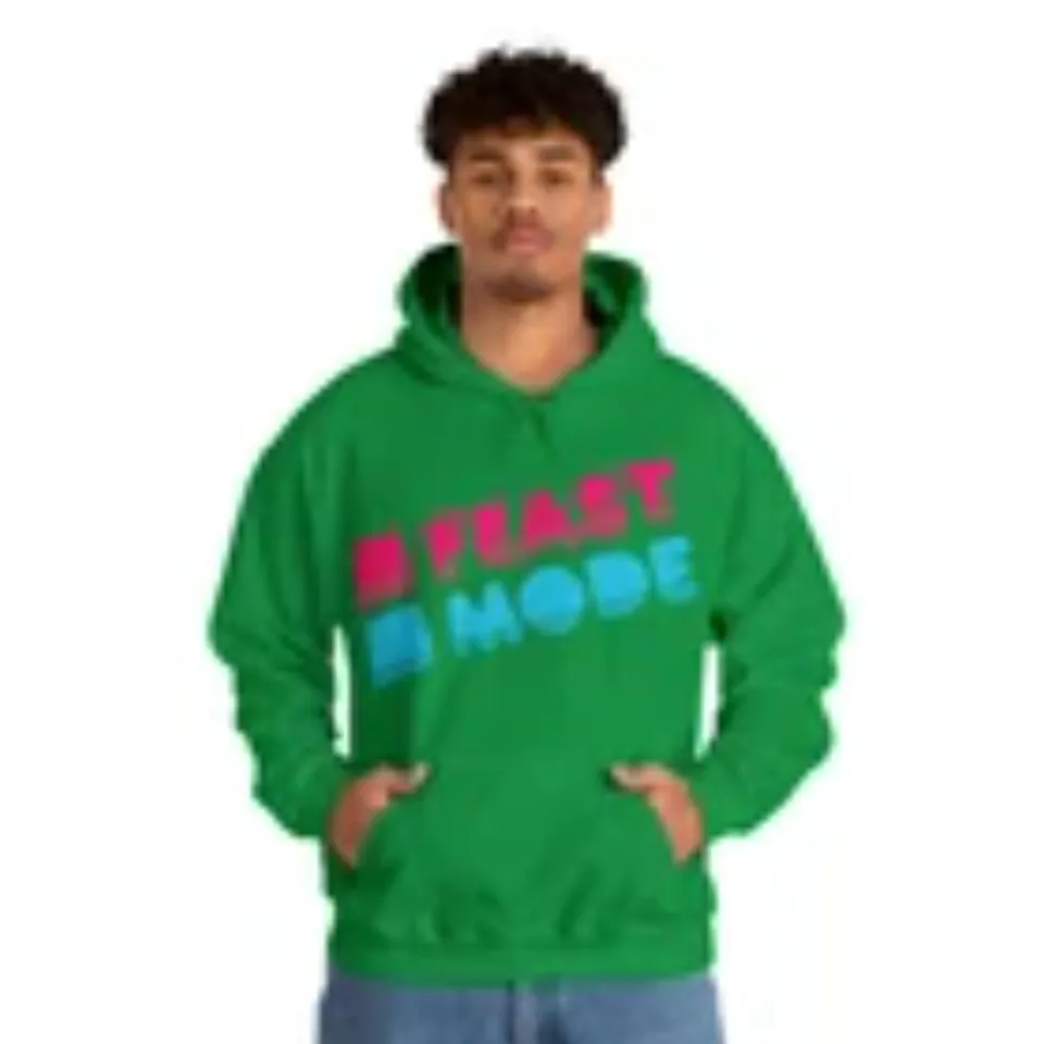 Retro Feast Mode Thanksgiving Graphic Hoodie