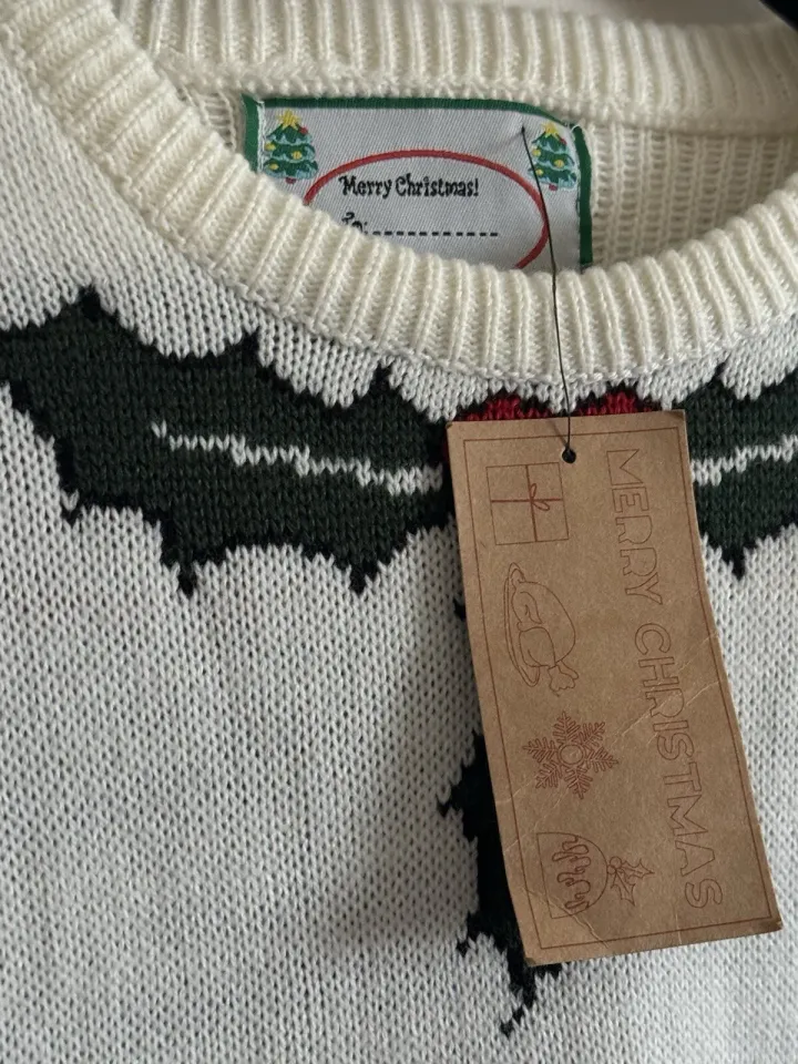 Christmas Pudding Men’s Jumper Sweater Ugly Funny Dinner Party Primark Large NEW
