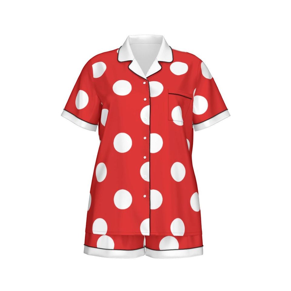 Lady Mouse Women's Short Sleeve Pajama Set