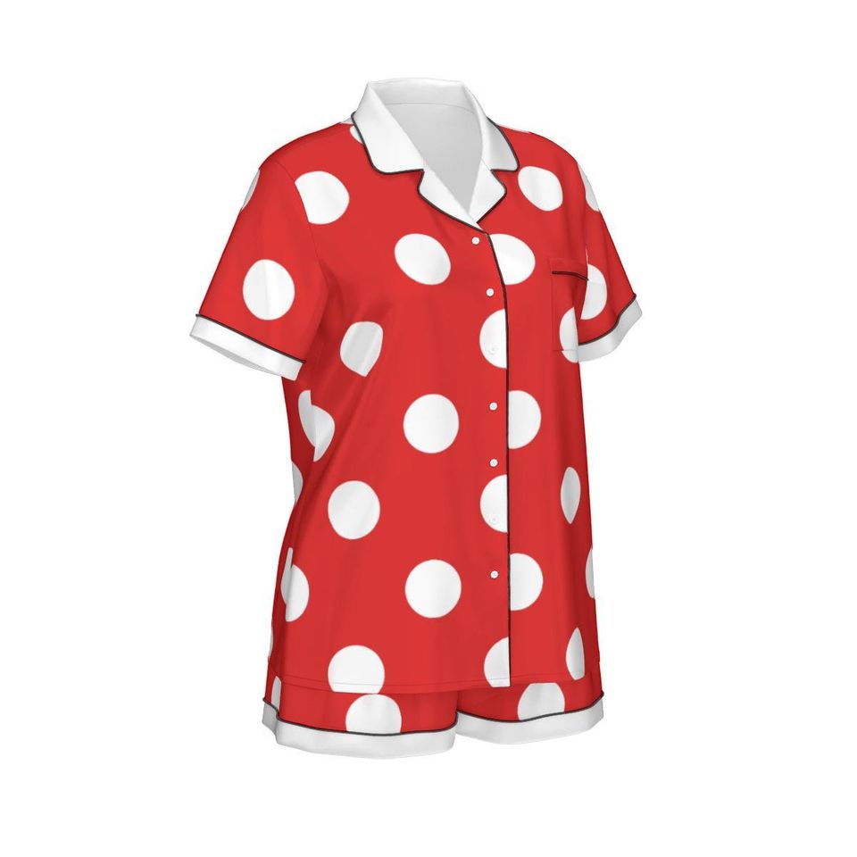 Lady Mouse Women's Short Sleeve Pajama Set