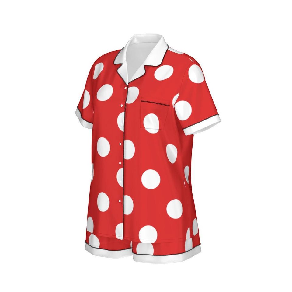 Lady Mouse Women's Short Sleeve Pajama Set