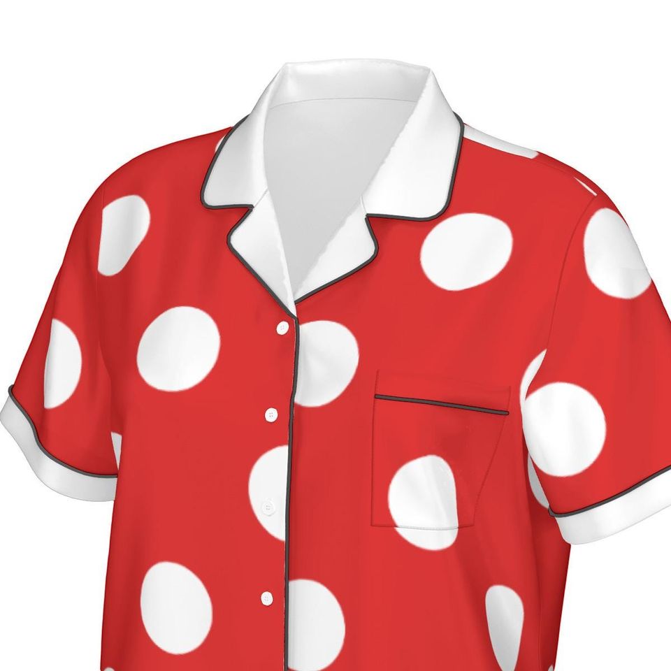 Lady Mouse Women's Short Sleeve Pajama Set