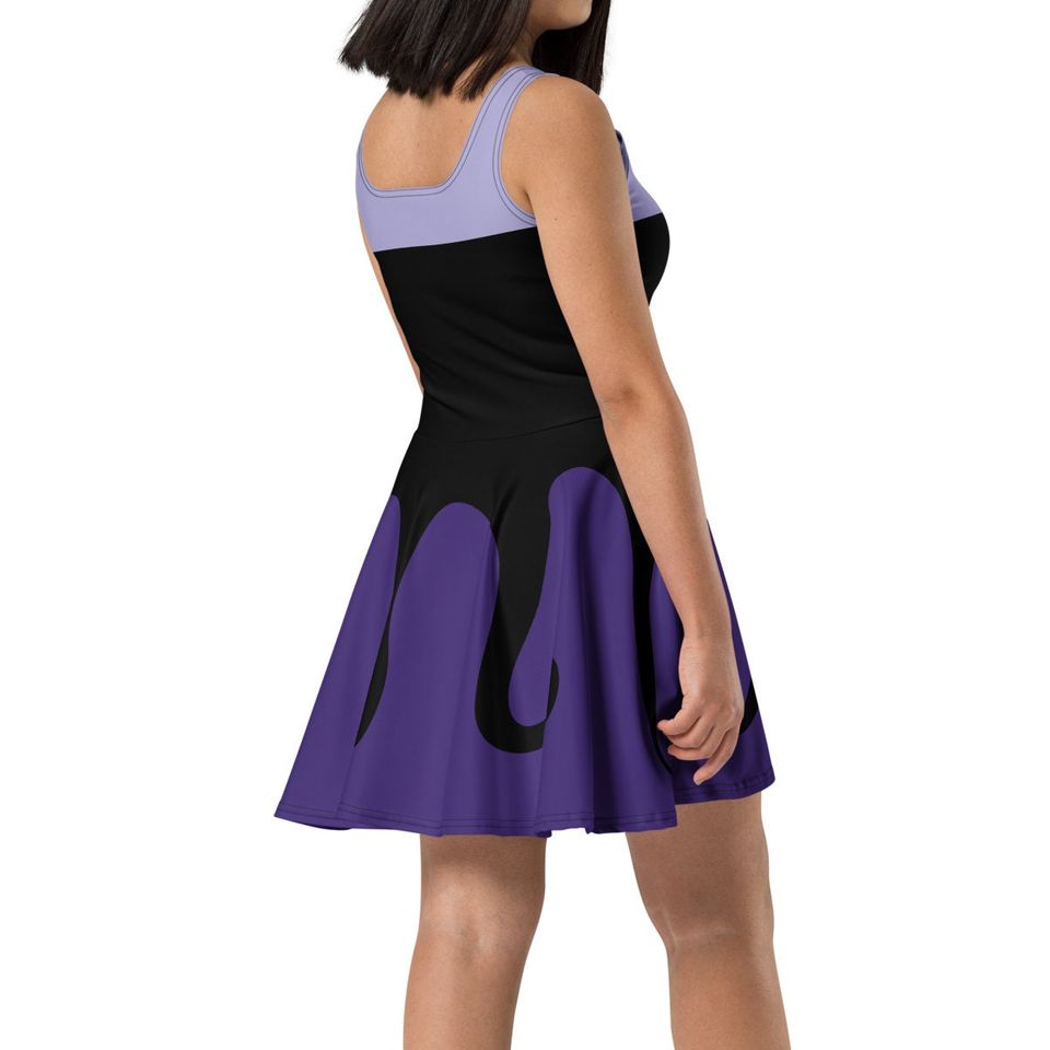 Ursula Costume Skater Dress- Made to Order