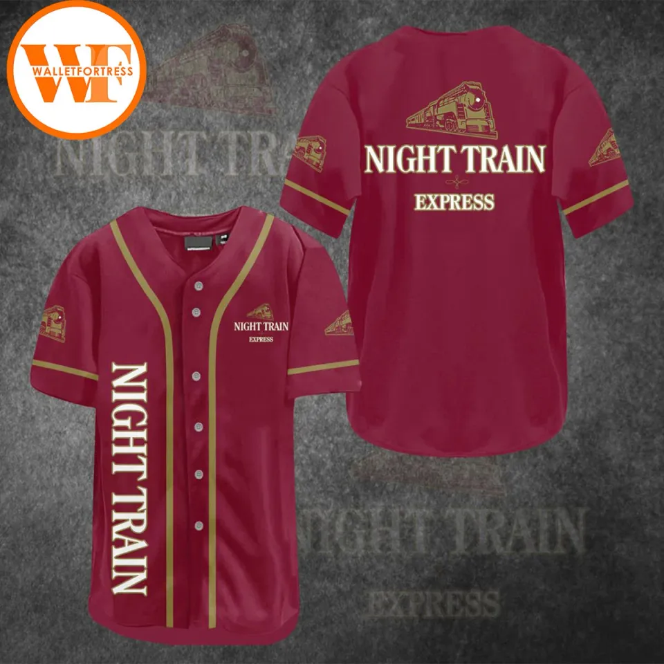 Night Train Express Baseball Jersey, Whisky Lover Jersey Shirt