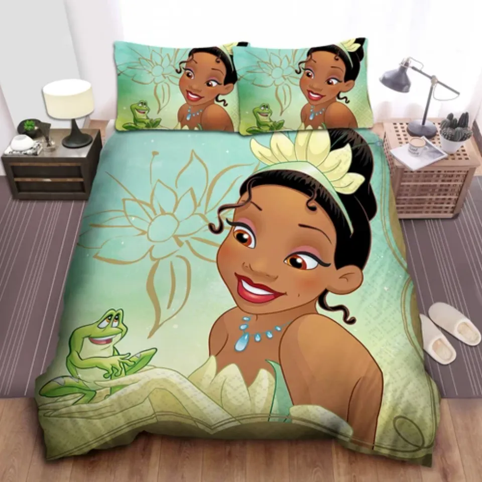 Disney Princess Tiana And The Frog: Comforter, Duvet Cover, Bed Sheet Bedding Se