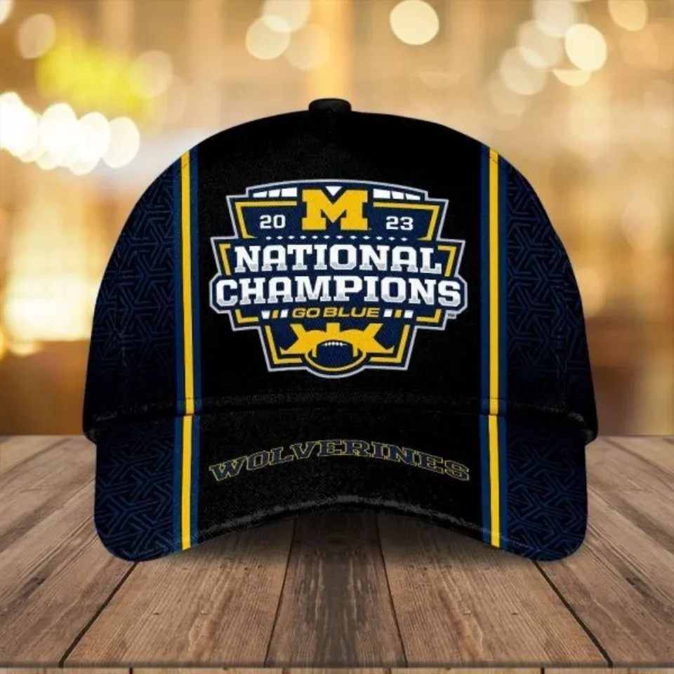Michigan Wolverines Football Baseball Cap AOP | Sport | Gift For Fans | Father's Gift | Gift For Him