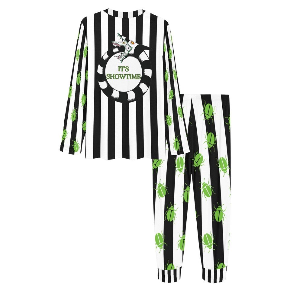 Beetle Juice Women's All Over Print Pajama Set