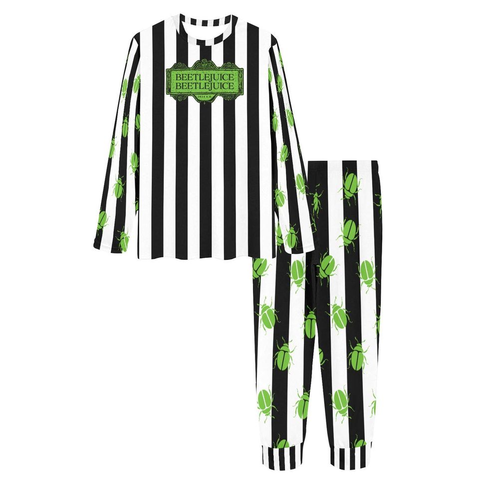 Beetle Juice Women's All Over Print Pajama Set