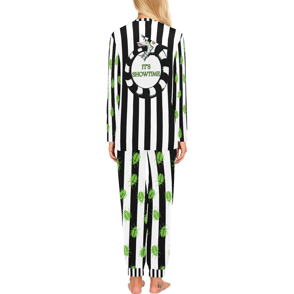 Beetle Juice Women's All Over Print Pajama Set