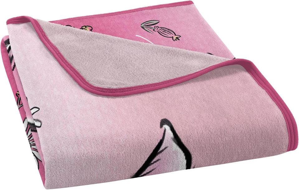 Northwest Winnie The Pooh Micro Raschel Throw Blanket, 46" x 60", Piglet Flowers