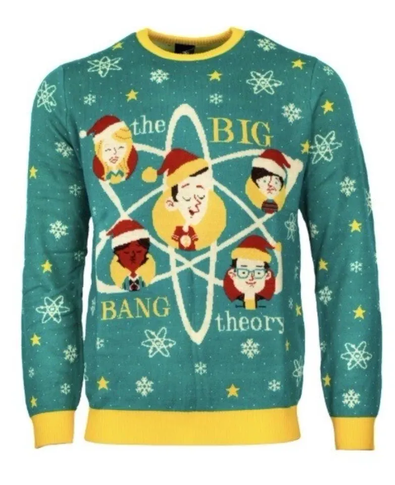 Small (UK) The Big Bang Theory Ugly Christmas Xmas Jumper Sweater by Numskull