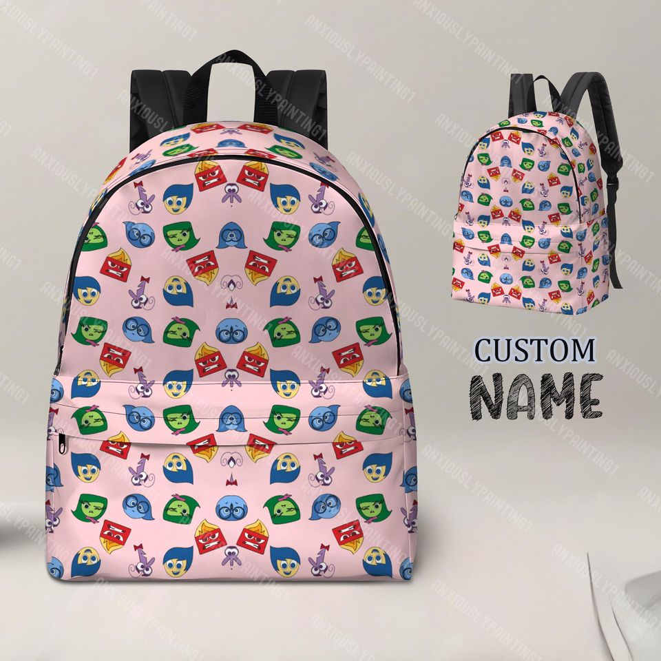 Inside Out 2 Backpack, Inside Out Character Backpack, Back To School Bag, Travel Bag, Kid Adult Backpack