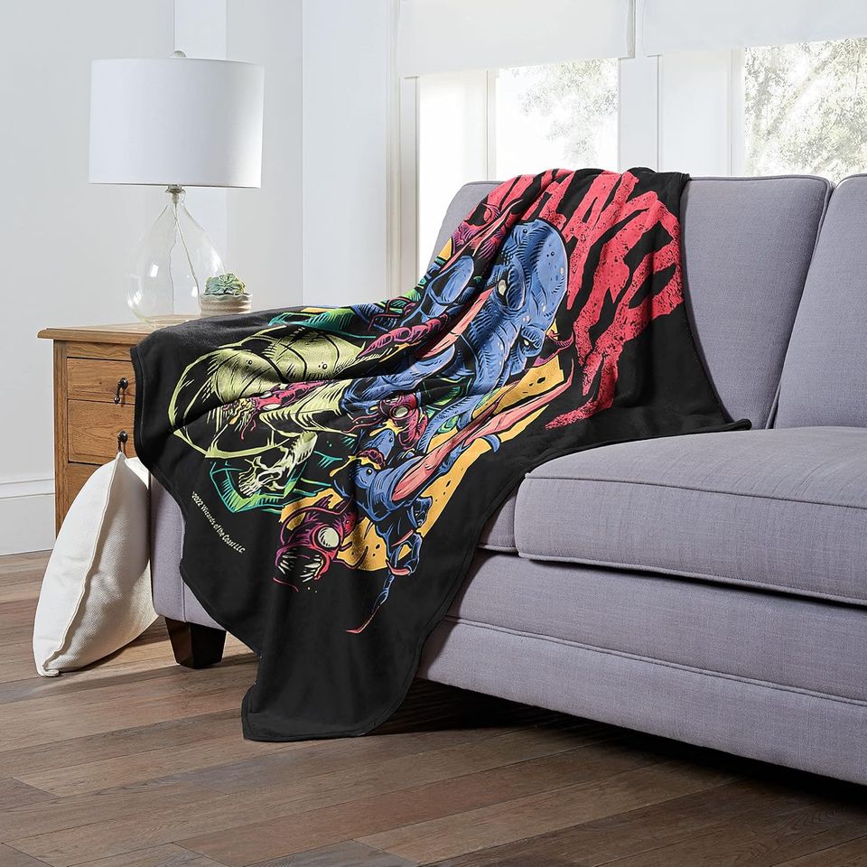 Northwest Dungeons & Dragons Silk Touch Throw Blanket, 50" x 60", Mindflayer