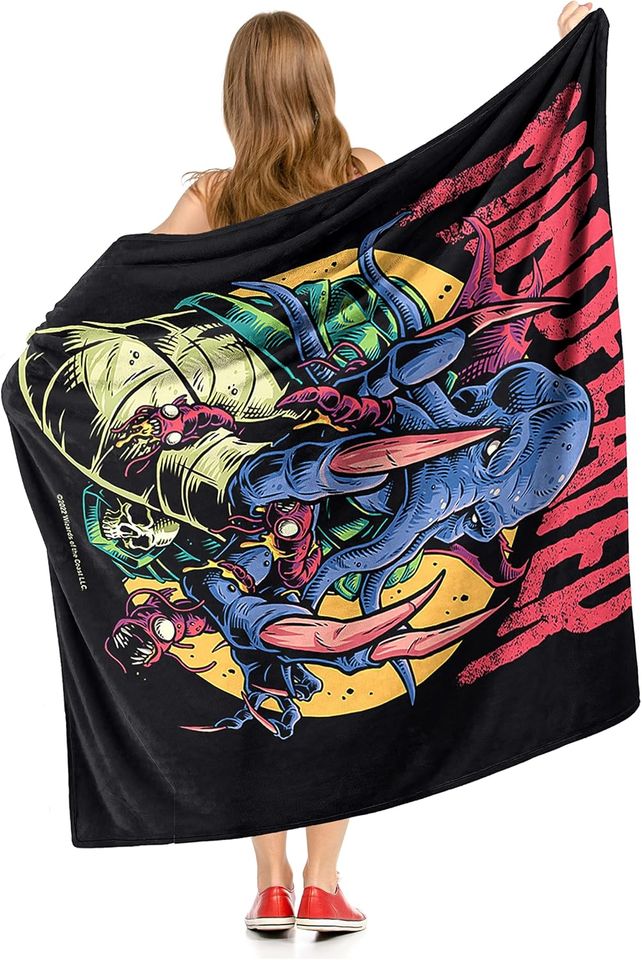 Northwest Dungeons & Dragons Silk Touch Throw Blanket, 50" x 60", Mindflayer