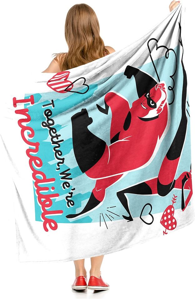 Northwest Incredibles Silk Touch Throw Blanket, 50" x 60", Incredible Together