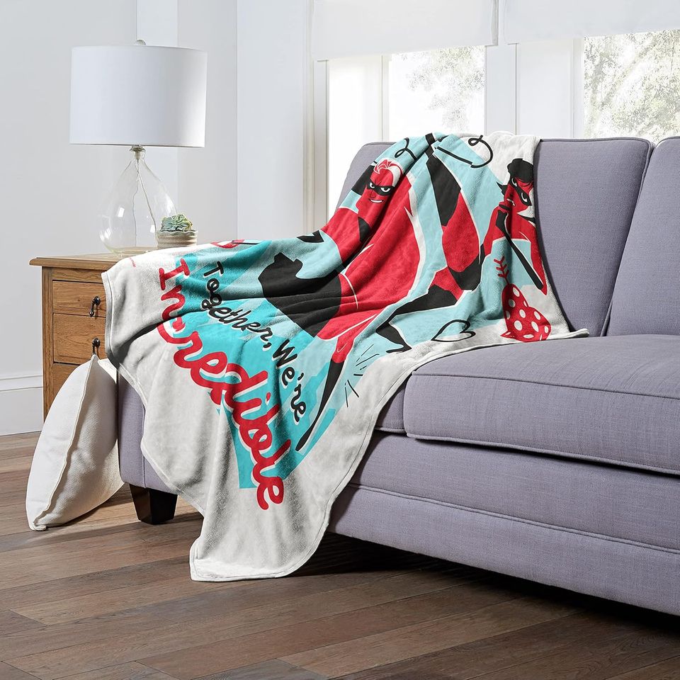 Northwest Incredibles Silk Touch Throw Blanket, 50" x 60", Incredible Together