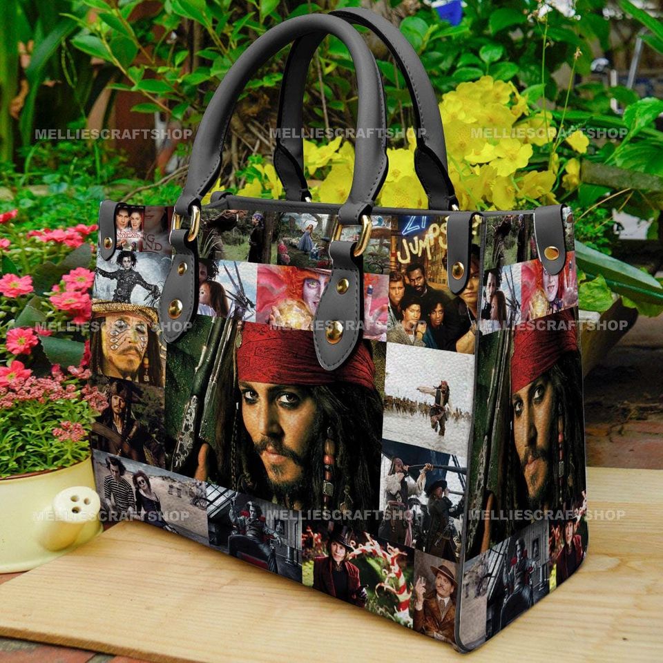 Johnny Depp Leather Handbag, Johnny Depp Lover's Handbag, Gift For Her
