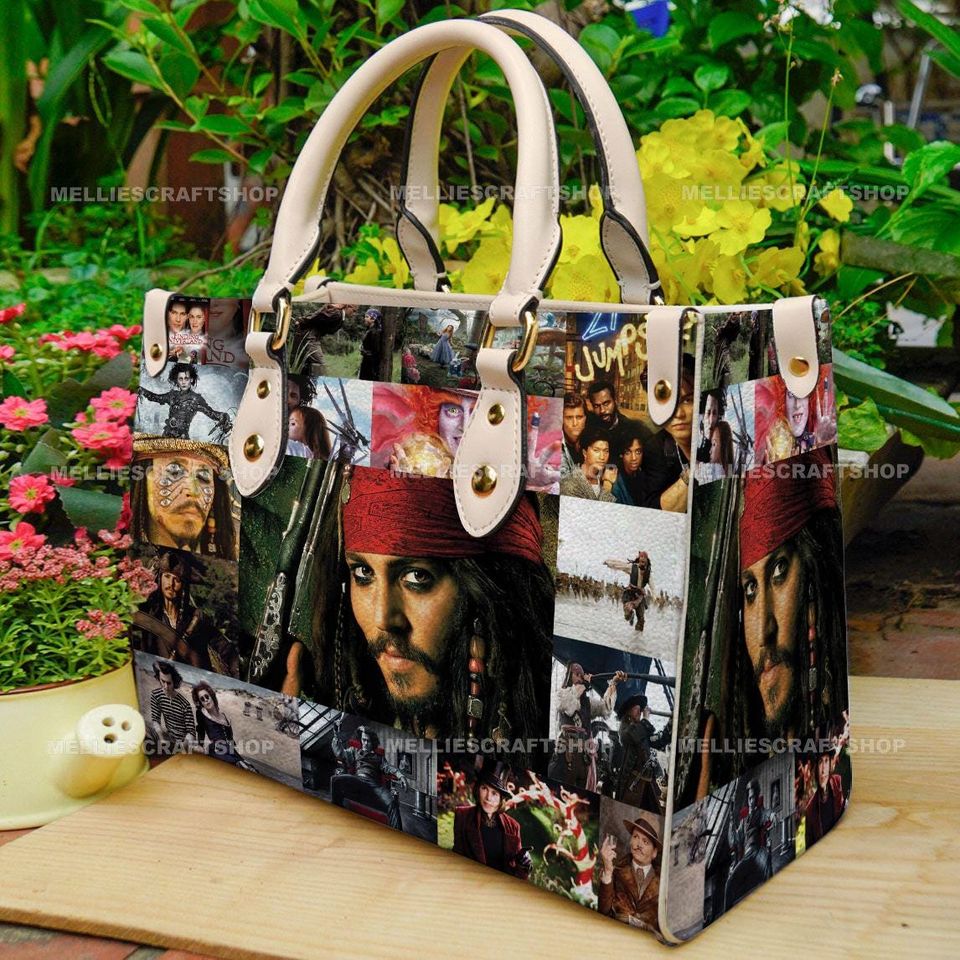 Johnny Depp Leather Handbag, Johnny Depp Lover's Handbag, Gift For Her