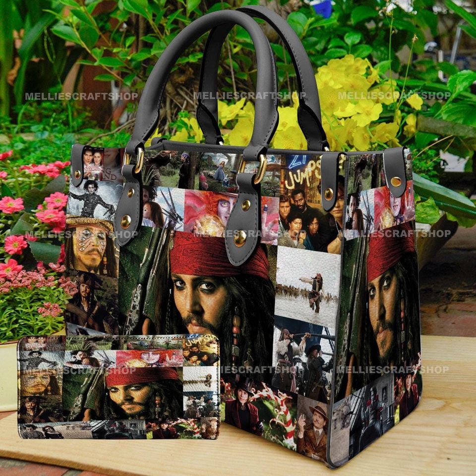 Johnny Depp Leather Handbag, Johnny Depp Lover's Handbag, Gift For Her
