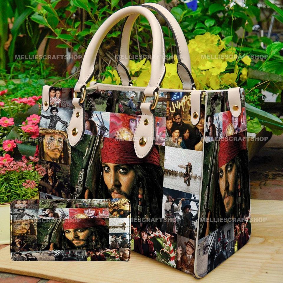 Johnny Depp Leather Handbag, Johnny Depp Lover's Handbag, Gift For Her
